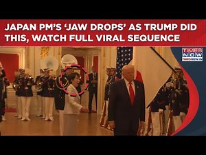 Watch Japanese PM Takaichi’s ‘Jaw Drops’ As Trump Walks ‘Cluelessly’ At Guard Of Honour | Full Video