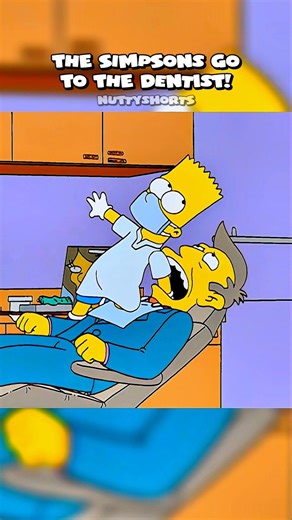 The Simpsons Go To The Dentist 🦷 #simpsons #shorts