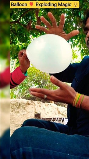 🎈Balloon Exploding Magic 🤯#magic #tricks #magictricks #foryou #happynewyear