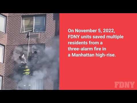 FDNY Roof Rope Rescue