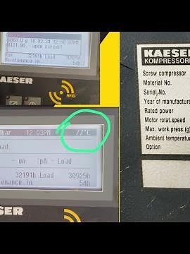 kaeser compressor open circuit alarm problem solved