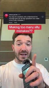How to stop making silly mistakes and losing marks #study #exam #school #studytips #atar