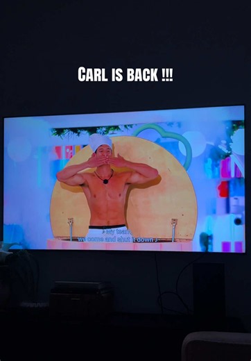 My baby is back!!!!!! I knew it was gonna be Carl! #loveisland #loveislandusa #loveislandseason8 #carl #caniya