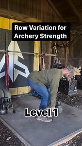 The Seesaw Row is one of my favorite pulling variations to use when training archers. Good starting place = 50% of your draw weight for sets of 30 seconds of reps 90 second rest. BENEFITS: -Rotational mobility and strength of the spine and supporting musculature -Alternating pulls encourage better movement of the scapula and lengthening of back muscles -Weight bearing position loads the hips and improves time under tension aspect More training for all archers at archerystrong.com. | Archery Stro