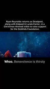 405K views · 6.2K reactions | Let's eliminate sick kids, TOGETHER! Deadpool (Ryan Reynolds), Kidpool, & Wonder Woman (if it wasn't for those damn DC lawyers and costume designers that did Cavill dirty) Lynda Carter team up in a new Christmas-themed video to raise support for the SickKids Foundation. | Shilo Joslin | Facebook