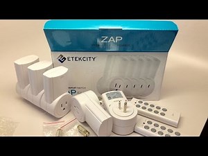 Etekcity Zap Programmable remote switches unboxing, setup, tips