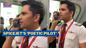 327K views · 23K reactions | SpiceJet’s ‘Poetic Pilot’ Wins Hearts, Welcomes Passengers With Poem #SpiceJet #pilot #TimesNow #tnshorts | TIMES NOW | Facebook
