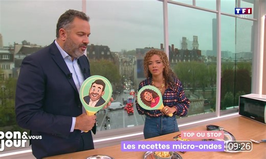 Top ou stop : Les recettes micro-ondes - Bonjour ! La Matinale TF1 | TF1+ Belgique 🇧🇪
