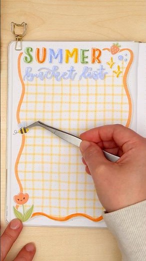 Summer Bucket List Journal Idee - Journaling Inspo