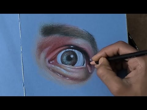 How to Draw Eye | colour Pencil ✏️ structure and Shading