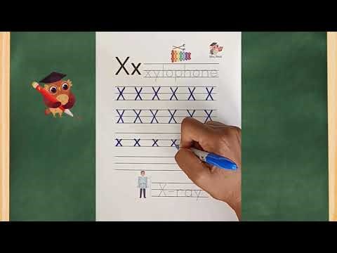 Letter X Tracing ✏️ Learn Uppercase & Lowercase X | Handwriting Practice for Kids