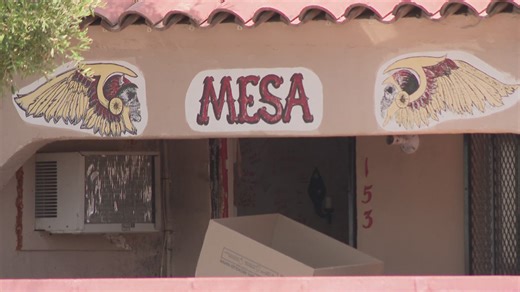 One of the Hell's Angels clubhouses in Mesa was raided on Tuesday. | 12News