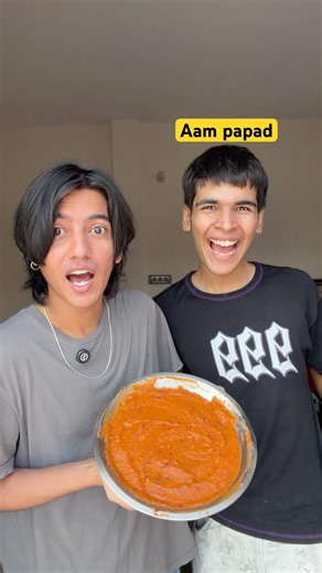 Aam papad with jhapad 🤣#comedy #familyvlog #minivlog #shorts