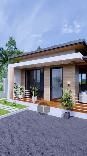 Modern and Small House design idea #modernhome #tinyhouse #farmhouse #design #housedesign #home | Tiny House Design