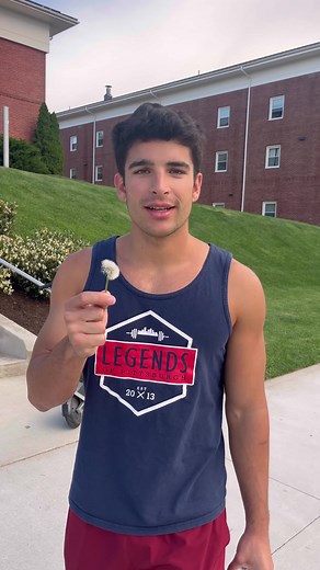 Dandilion prank on random studnets @Daniel Cepeda #campuslife #liberty @Annie Slovak