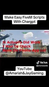 Make Easy FiveM Scripts With ChatGPT (Actually Works) #chatgpt #claudeai #fivem #fivemscripts #gta