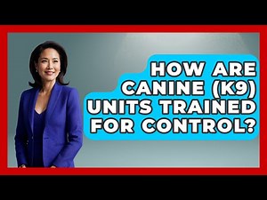 How Are Canine (K9) Units Trained For Control? - Law Enforcement Insider