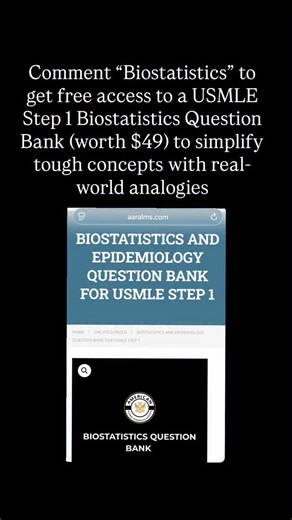 1.5K views · 28 reactions | Want to crush Biostatistics on your USMLE...