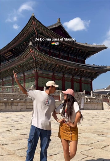 Caporales Dancing in the Streets of Korea 🎶🇧🇴🇰🇷