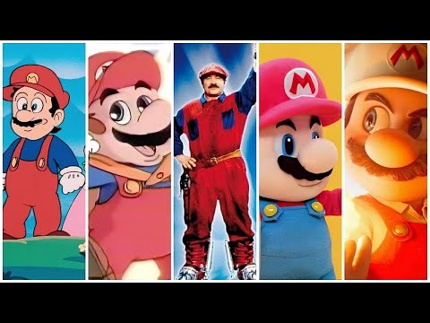 Evolution of Mario in Movies, Cartoons & Animation (1986-2026)