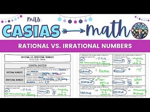 Rational vs. Irrational Numbers | 8th Grade Math Pre-Algebra