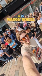 780K views · 6.9K reactions | WAGON WHEEL with 300 line dancers on Buchanan Street in Glasgow!!! 﫨﫨鸞 PEOPLE MAKE GLASGOW!! Maggie's Line Dance Class celebrating international line dancing day!!  George Bowie | Kevin McGuire | Facebook