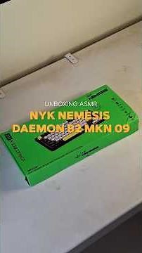 Unboxing Keyboard NYK Nemesis Daemon 82 MKN 09 #fyp #keyboard #unboxing #gadget #tech#asmr
