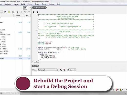 SEGGER | Embedded_Studio_PRO：如何编译、下载工程？