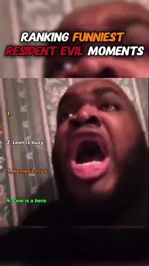 Ranking the Funniest Resident Evil Moments 😂 #short