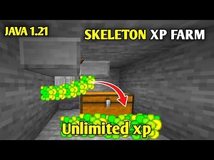 EASY Skeleton XP Farm in Minecraft 1.21 Java – Unlimited Bones & Arrows!
