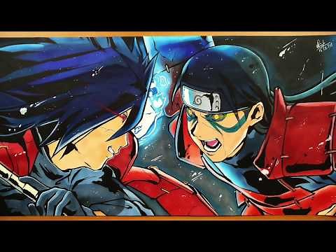 Drawing Hashirama VS Madara - Naruto Shippuden - 30K SPECIAL