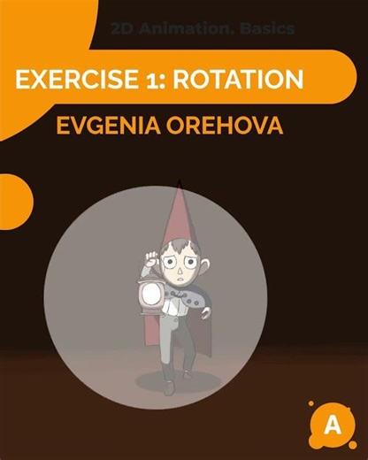 🔄 Character Rotation — Animation Exercise
