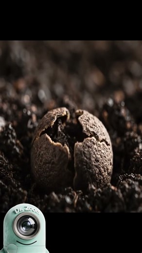 Incredible Macro Time-Lapse: Watch a Seed Explode with Life! 🌱 #shorts