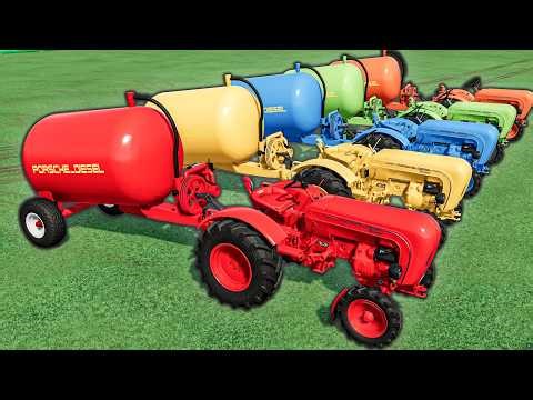 TRANSPORT COLORFUL FARM VEHICLES & COMPLETE LOADING MISSIONS! FS22