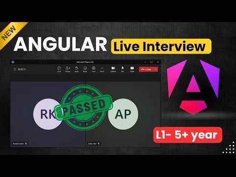 Angular Mock Interview 5+ Years | Real Live Interview