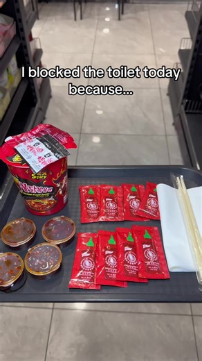 My Toilet's Reaction to Extra Spicy Ramen