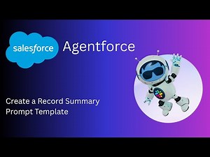 Create a Record Summary Prompt Template