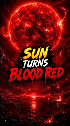 Sun Turned Blood Red? #shorts #sun #earth