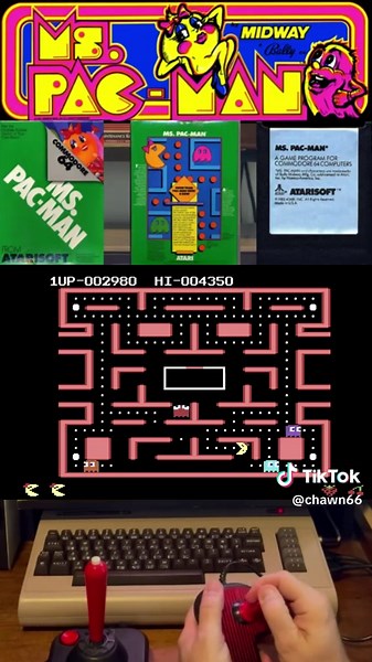 Ms. Pac-Man 1982 C64 1983 #c64 #c64game #c64games #c64gaming #commodore #commodore64 #retrogame #retrogames #retrogaming #8bit
