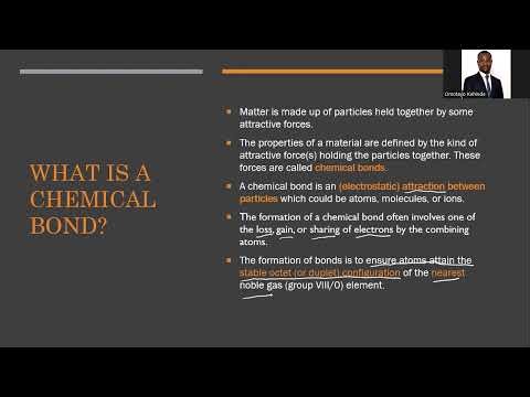 Introduction to chemical bonding for beginners