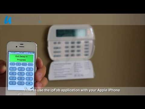 DSC | Use the ipFob App on an Apple device to monitor your alarm!