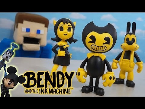 Bendy and the Ink Machine Collectable Vinyl Action Figure Set Unboxing