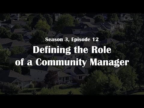 Defining the Role of a Community Manager