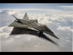 Vulcan Stealth Interceptor origami tutorial.