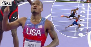 Hall comes from the clouds to win 400m final