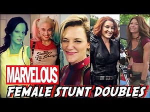 GORGEOUS FEMALE STUNT DOUBLES WITH FEMALE ACTION HEROES