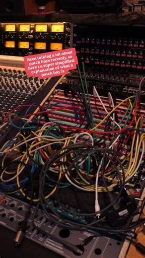 I'm back in the studio, using this patch bay for a few jobs again today. I might do a full video on using a patch bay and some of the ways I use the one at Club Haus, when I've had some more practise patching different things through it #producersofinstagram #homestudio #audioengineer #patchbay #logic | Emma