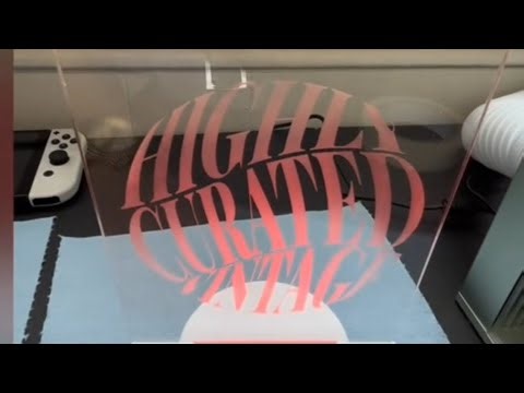 Turning Blank Acrylic Into a Glowing LED Light 🔥 #engraving #laser #xtoolf1