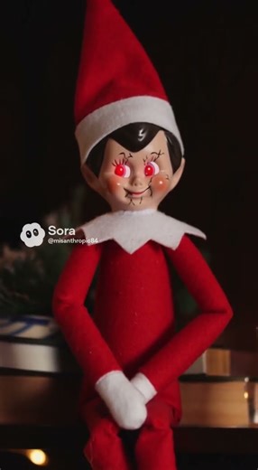 Scary elf on the shelf #funny #lifeisbutadream #funnyimages