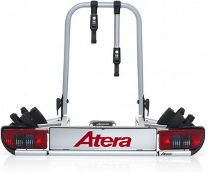 Atera 022600 PKW Fahrradträger Strada DL 2 Auto-Kupplungsträger mit Rückleuchten - für 2 Fahrräder